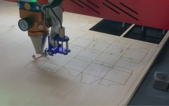 axial fast flow laser die cutting machine wood die cutting machine