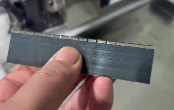 Perforation function of the creasing cutting machine