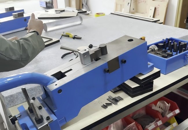 manual steel rule bender with 36 pcs molds