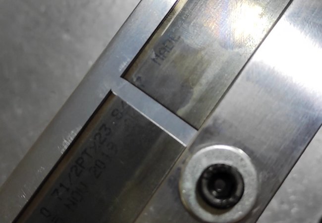 dual lipping steel rule manual cutting machine