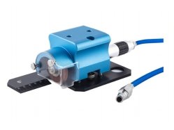 Pneumatic steel rule nicking grinder